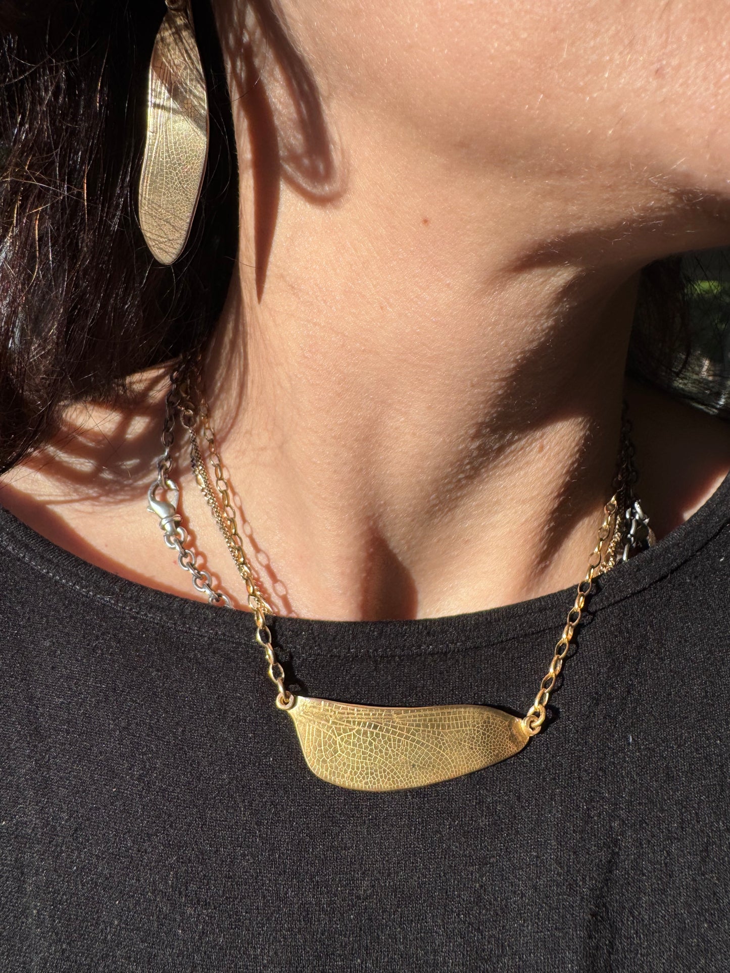 Gold plate Dragonfly Wing Set