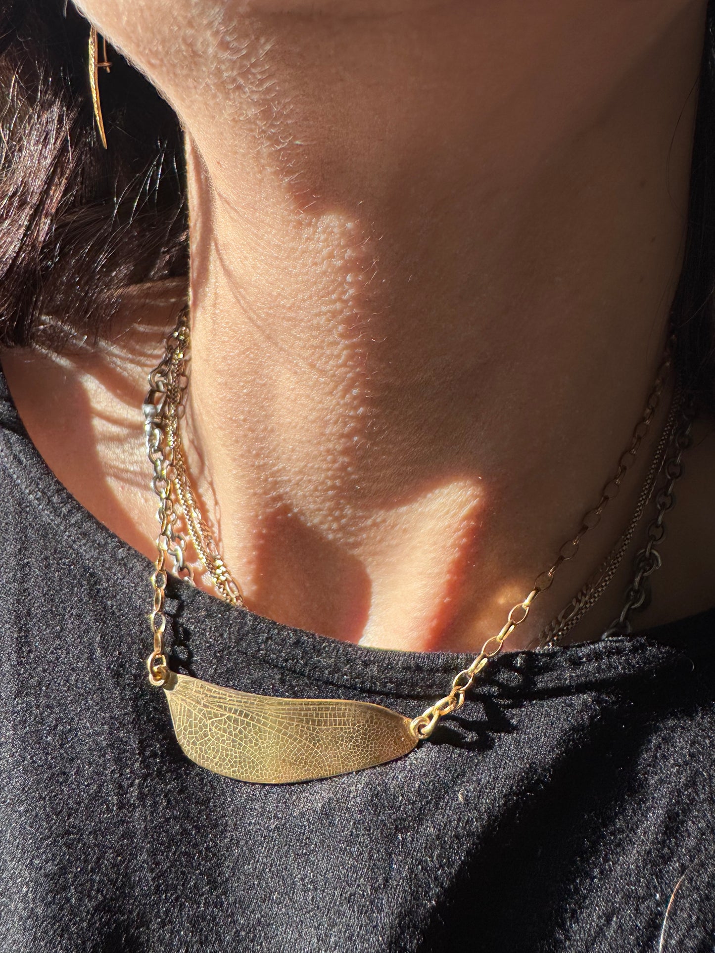 Gold plate Dragonfly Wing Set