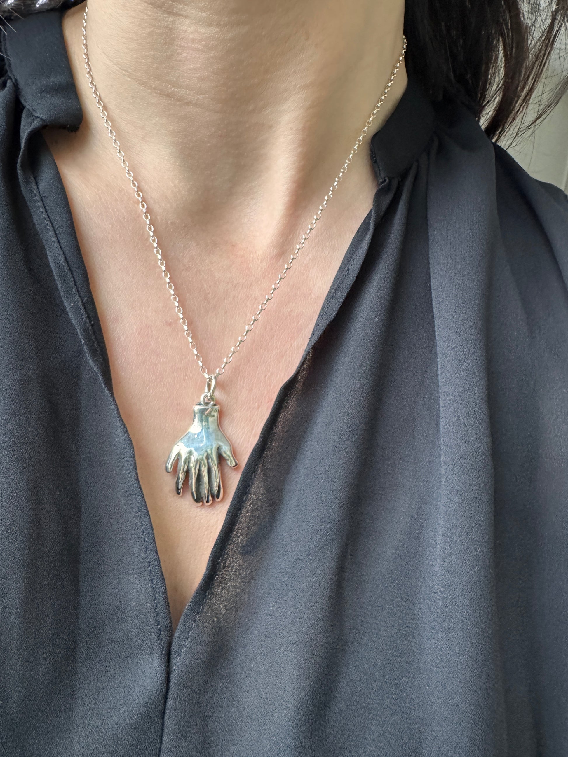 Silver Six Fingered Man - Tessa Rand Jewelry