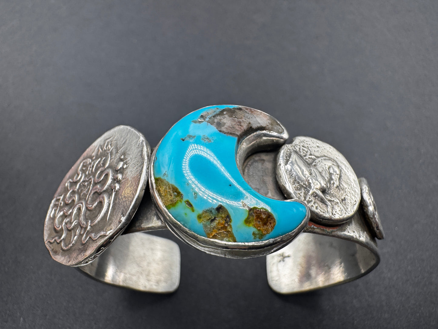 Ancient Coin Lunar Cycles Cuff