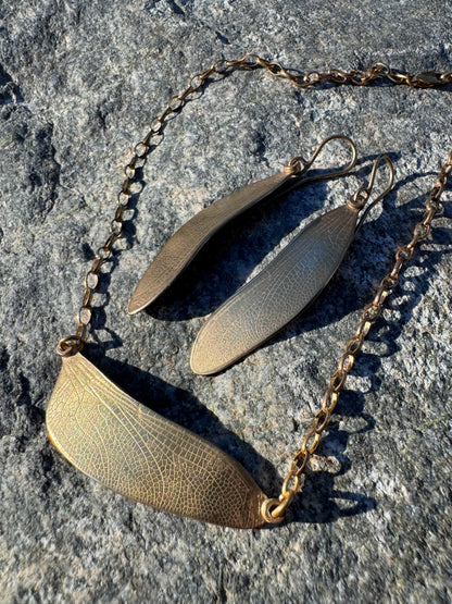 Gold plate Dragonfly Wing Set
