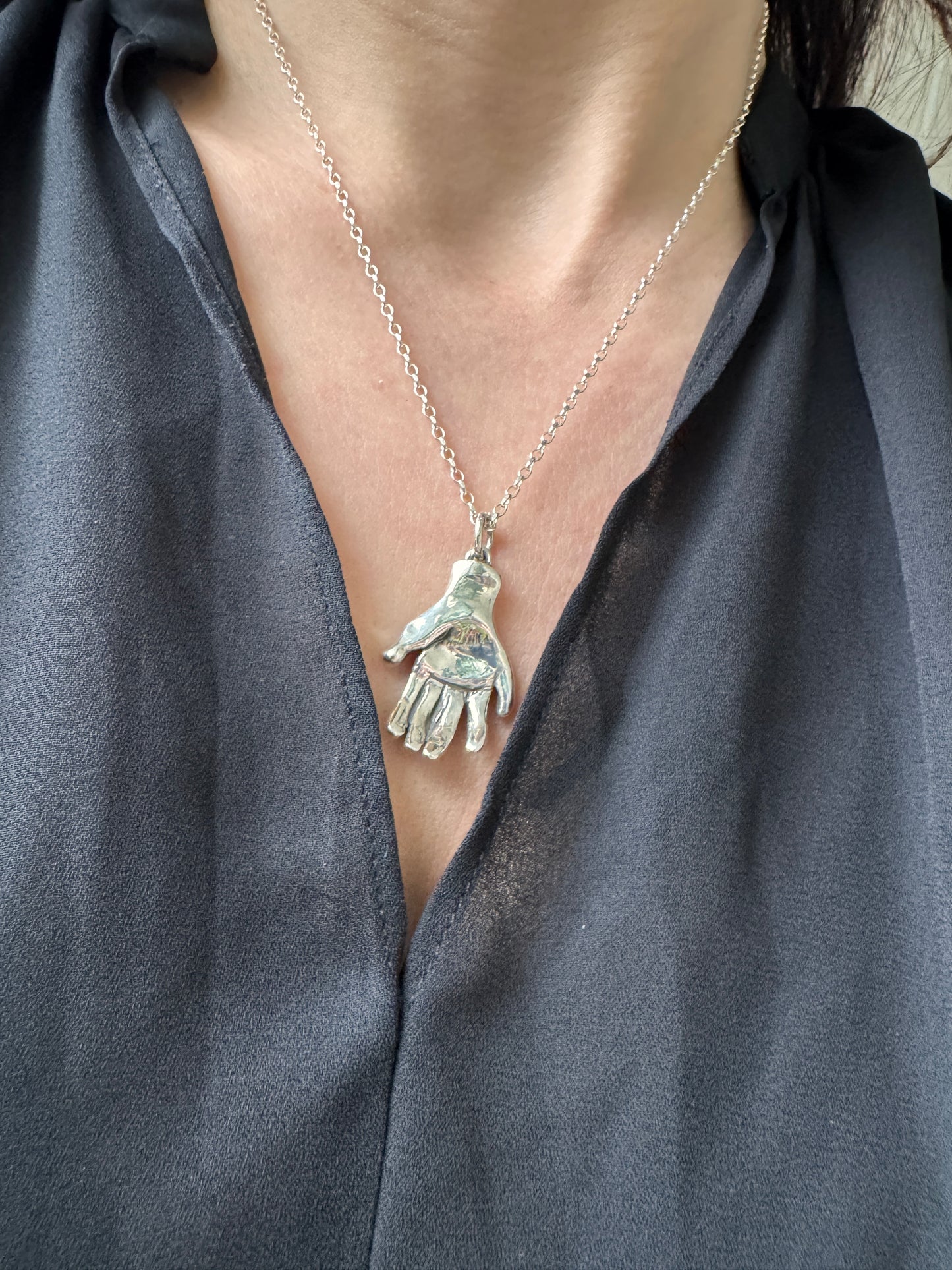 Silver Six Fingered Man - Tessa Rand Jewelry