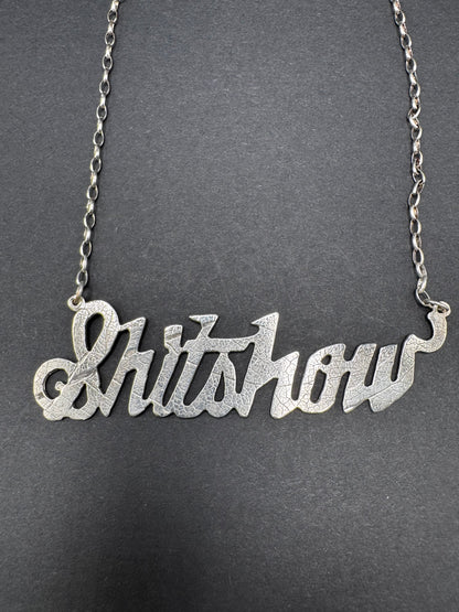 Textured Silver Shitshow - Tessa Rand Jewelry