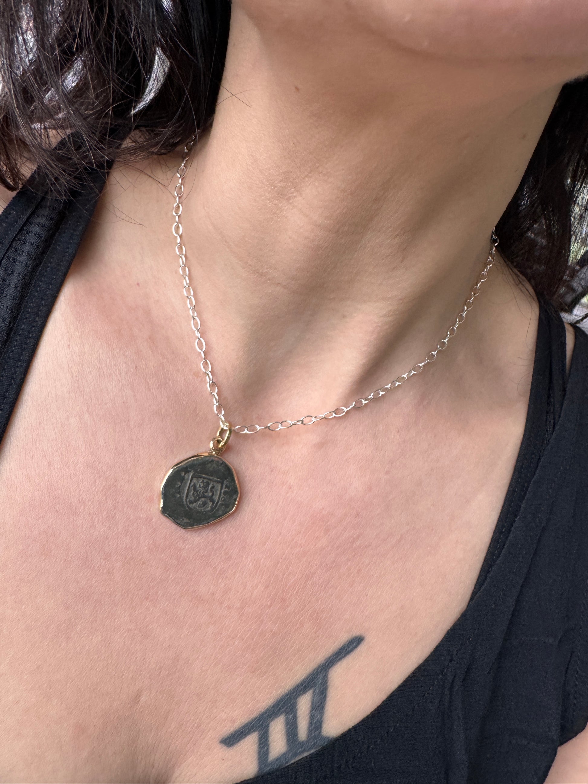 Pirate Daddy Gold Coin - Tessa Rand Jewelry