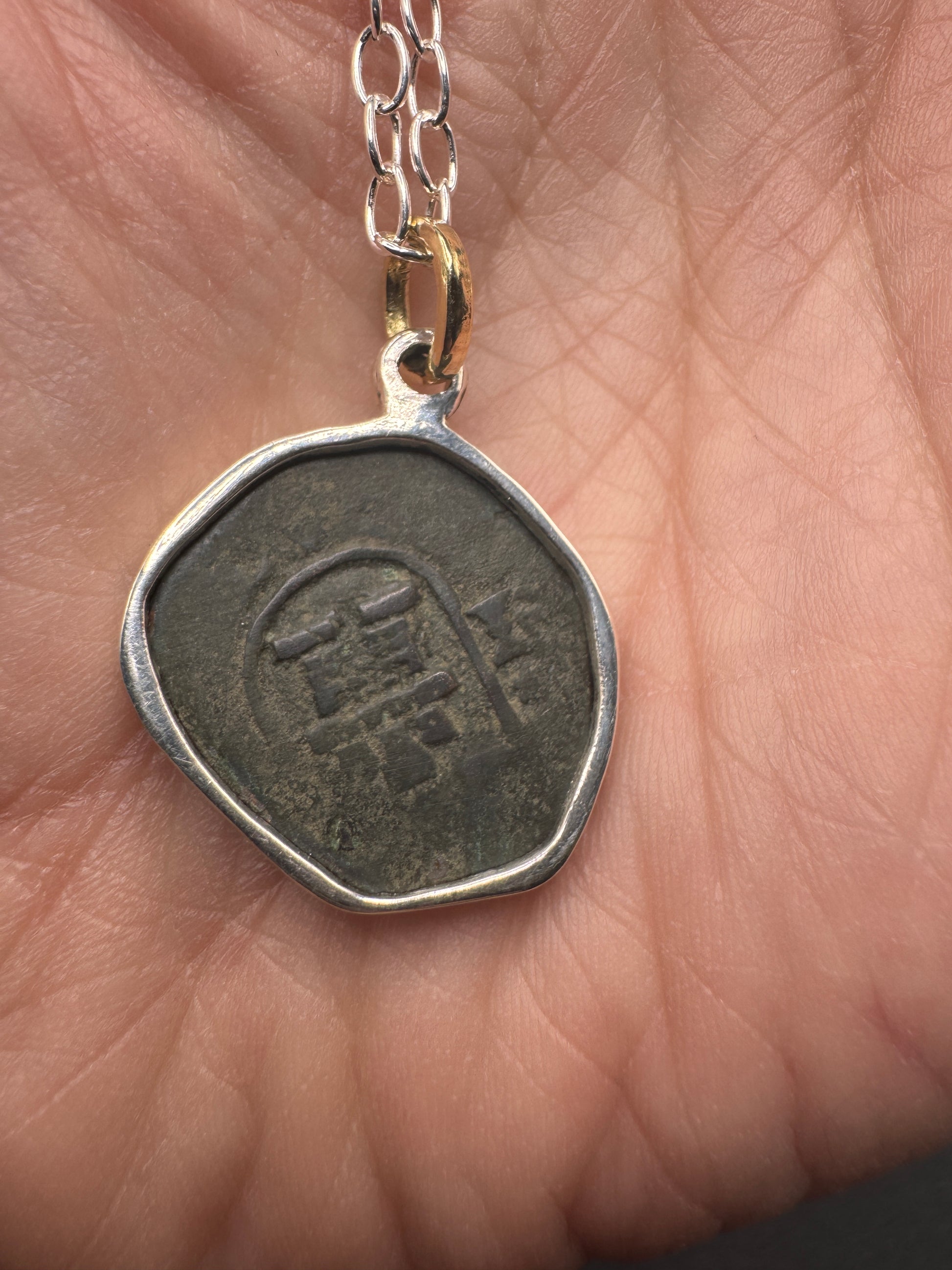 Pirate Daddy Gold Coin - Tessa Rand Jewelry