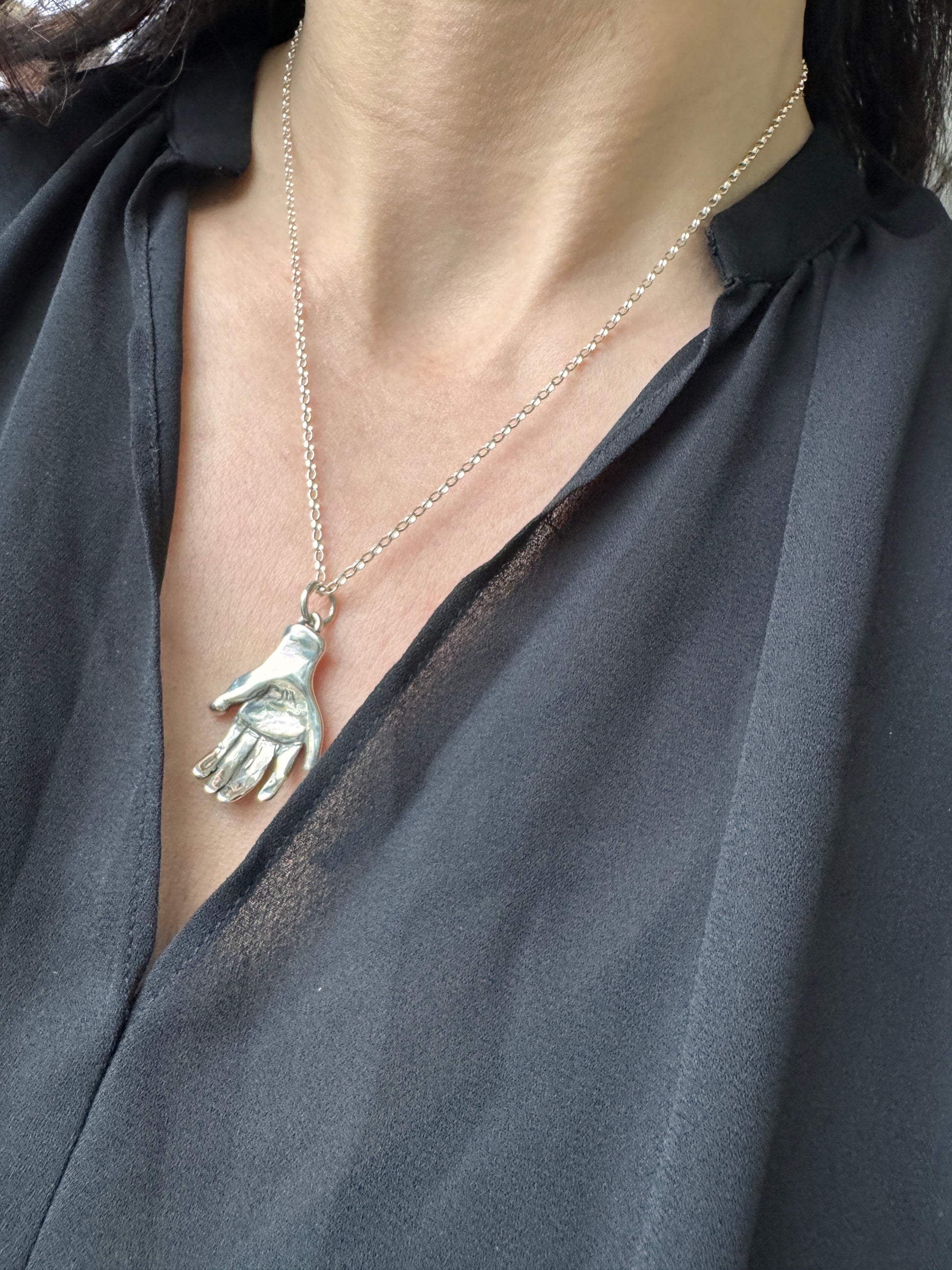 Silver Six Fingered Man - Tessa Rand Jewelry