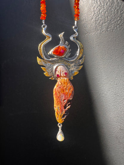 Fire Phoenix Woman