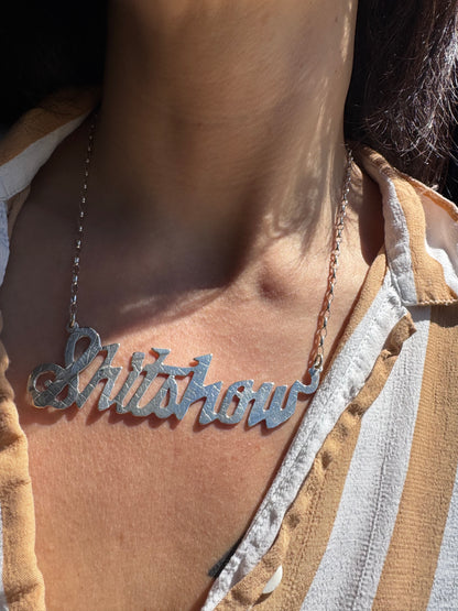 Textured Silver Shitshow - Tessa Rand Jewelry