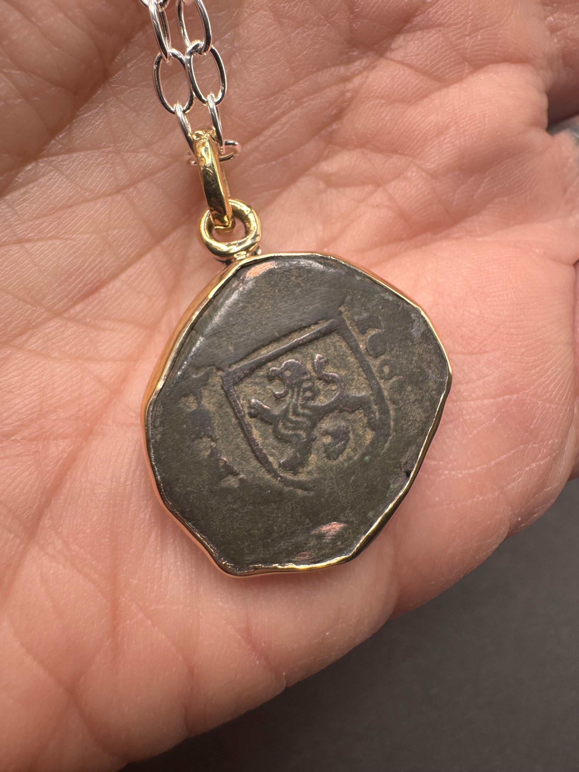 Pirate Daddy Gold Coin - Tessa Rand Jewelry